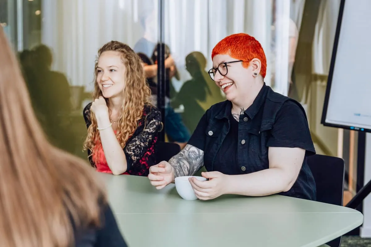 Team working together